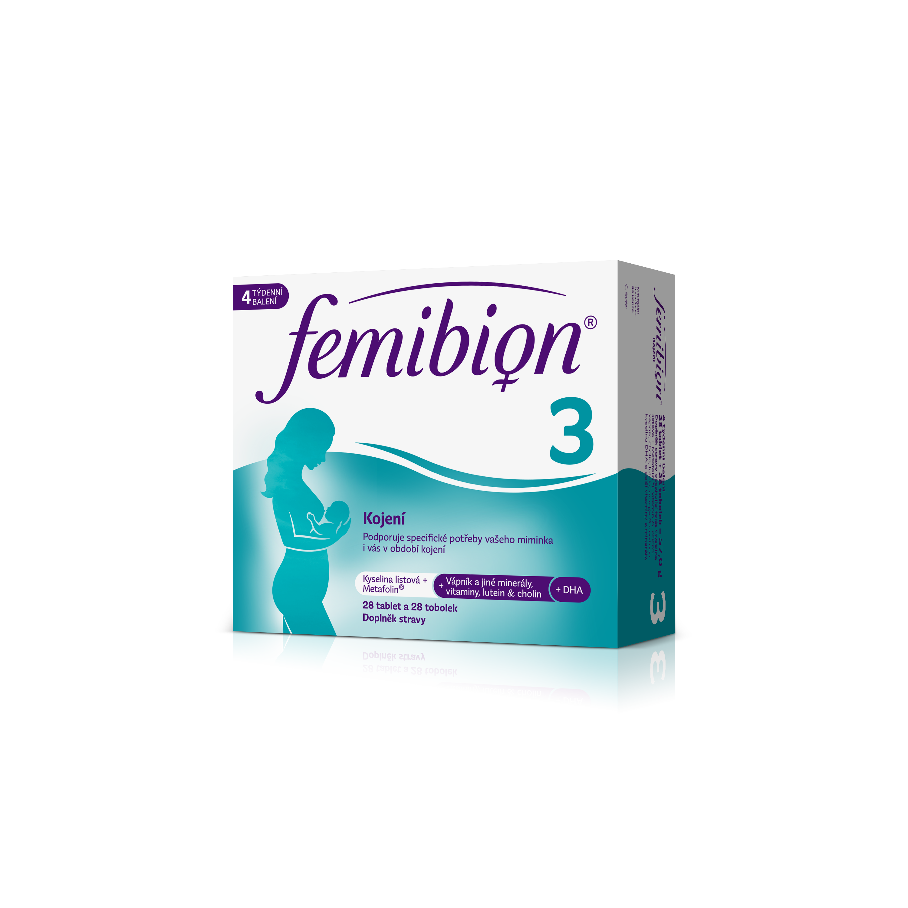 Levně Femibion 3 Kojení 28 tablet + 28 tobolek