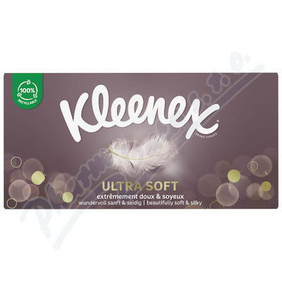 Levně KLEENEX Kapesníky papírové Ultra Soft Box 64ks