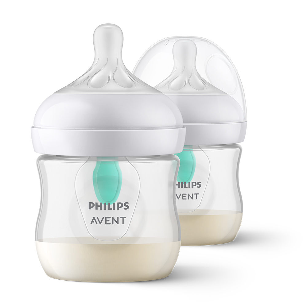 Levně Philips AVENT Láhev Natural Response s ventilem AirFree 125 ml, 0m+, 2 ks