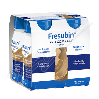 Levně Fresubin Pro Compact Drink Cappucc.por.sol.4x125ml