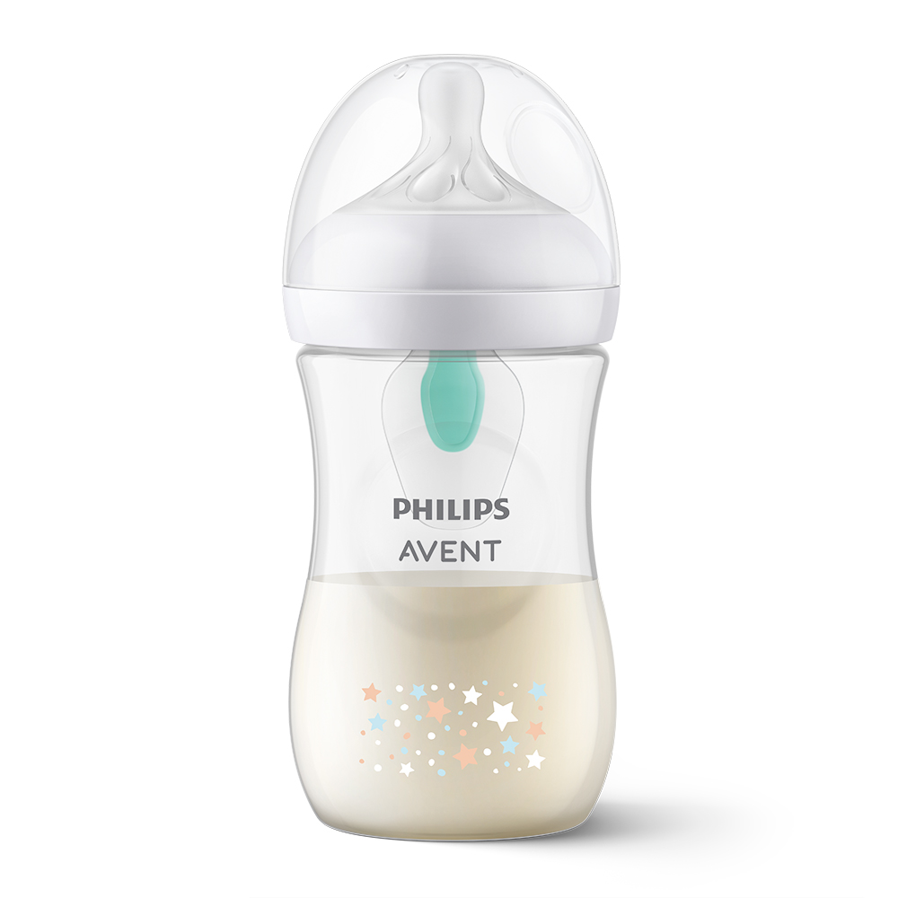 Levně Philips AVENT Láhev Natural Response s ventilem AirFree 260 ml, 1m+, medvěd