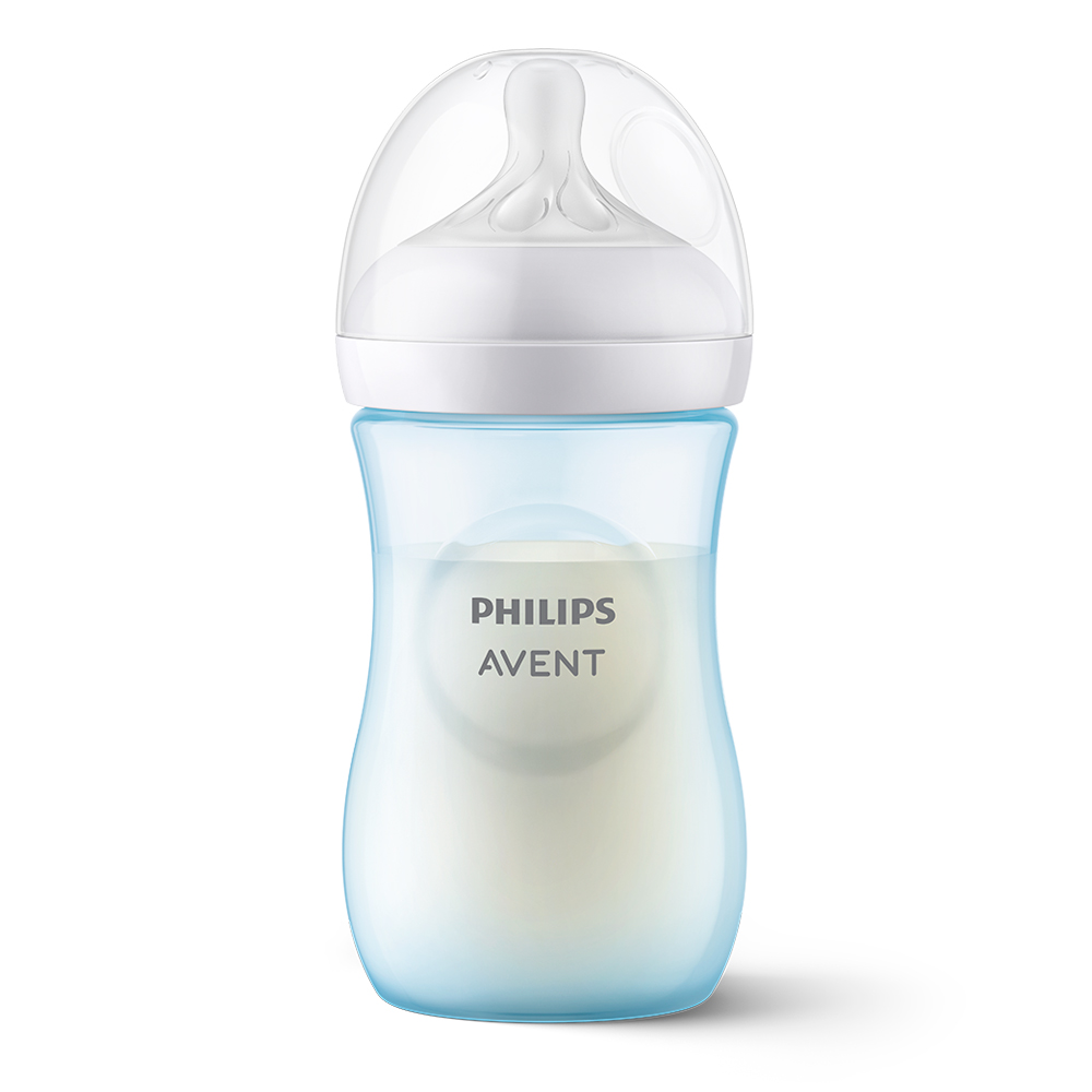 Levně Philips AVENT Láhev Natural Response 260 ml, 1m+, modrá
