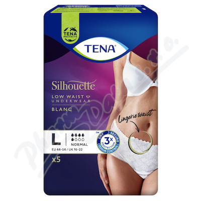 Levně TENA Silhouette Normal Blanc L ink.kalh.5ks 795605