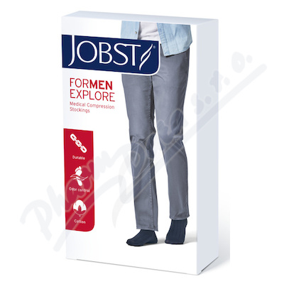 Levně JOBST forMen Explore II.KT punč.lýtk.+šp.v.IV čer.