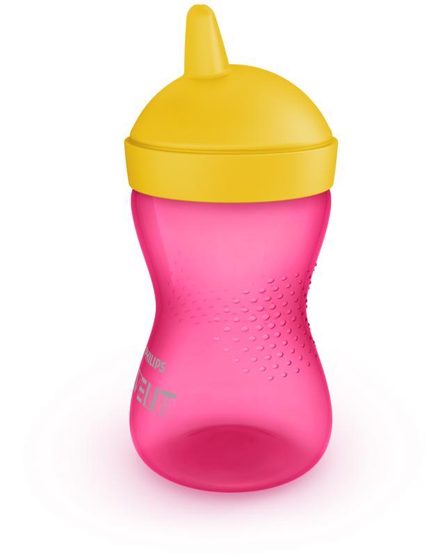 Levně Philips AVENT Hrneček Grippy s tvrdou hubičkou 300 ml dívka