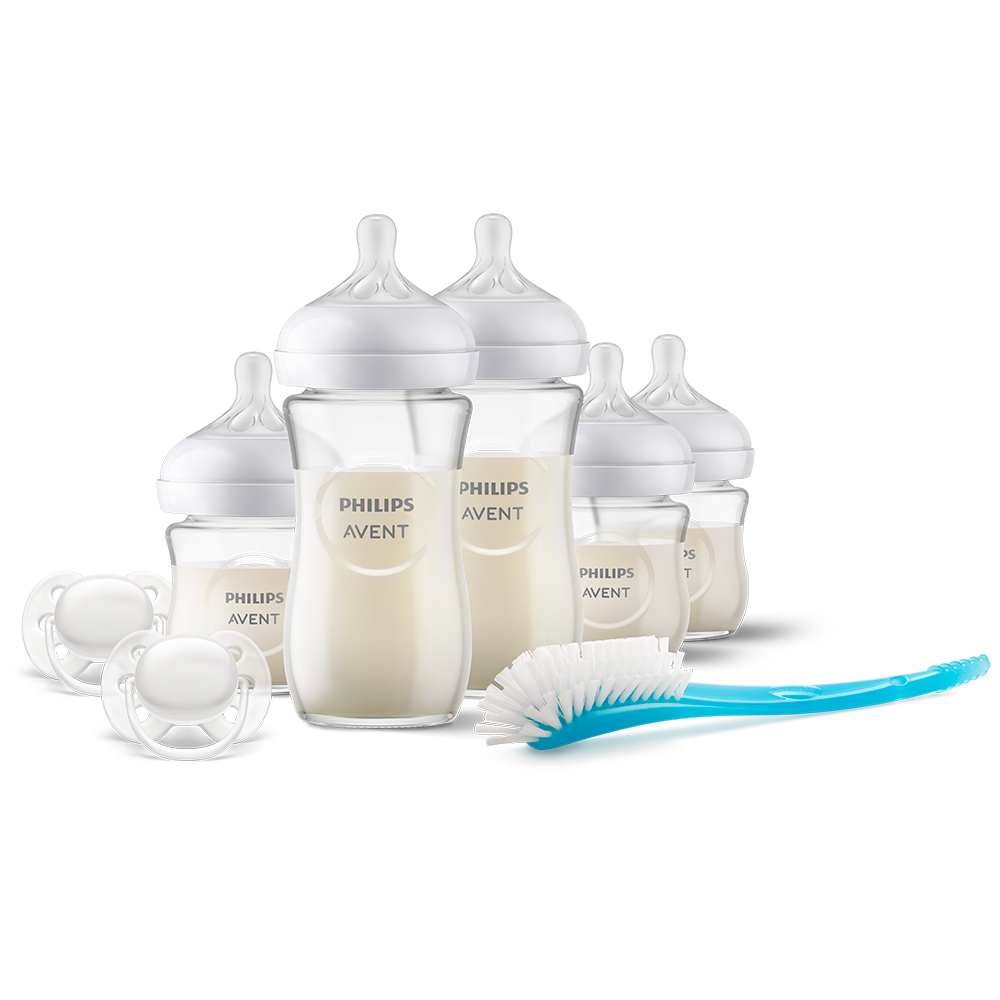 Levně Philips AVENT Novorozenecká startovní sada Natural Response skleněná