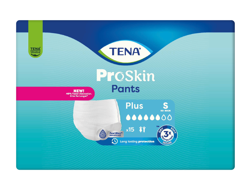 Levně TENA Proskin Pants Plus S ink.kalh.15ks