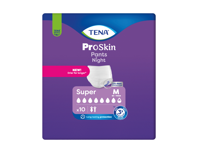 Levně TENA Proskin Pants Nigh.Sup.M ink.kalh.10ks