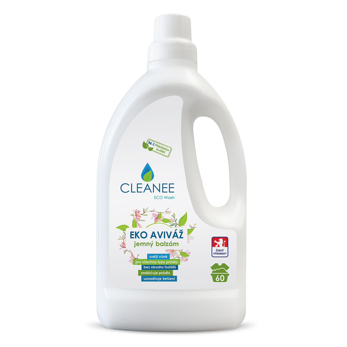 Levně CLEANEE ECO Wash aviváž jemný balzám 1.5L