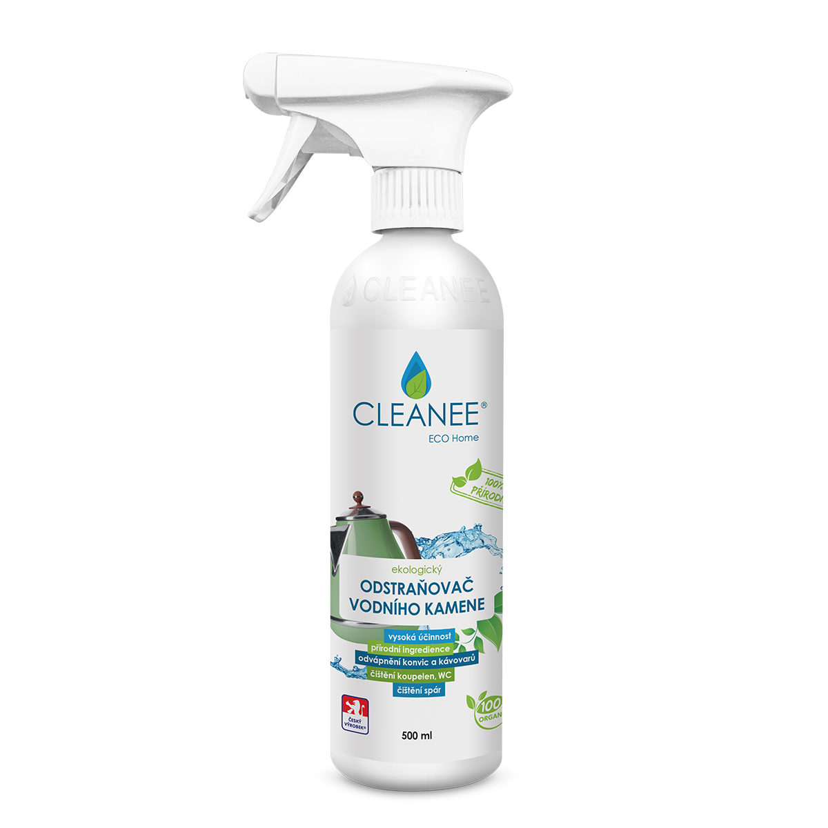 Levně CLEANEE ECO Home ODSTRAŇOVAČ VODNÍHO KAMENE 500ml
