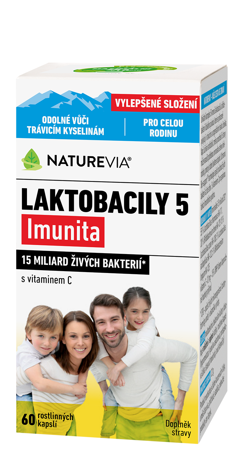 Levně NatureVia Laktobacily 5 Imunita cps.60