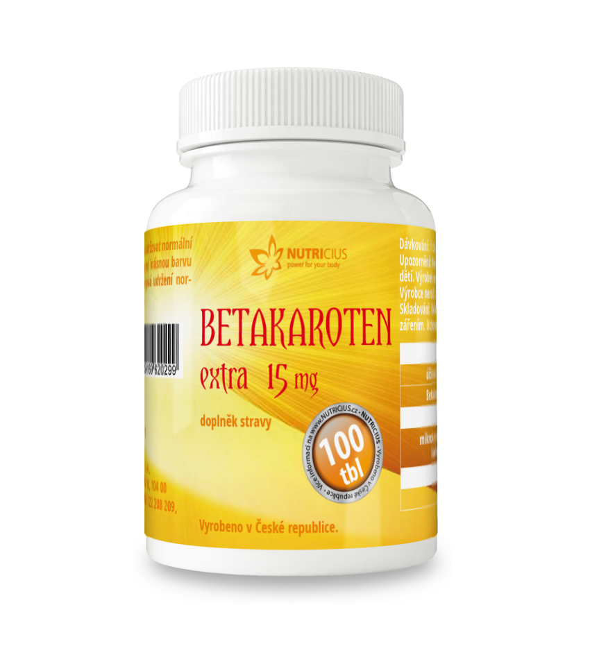Levně Betakaroten EXTRA 15mg tbl.100