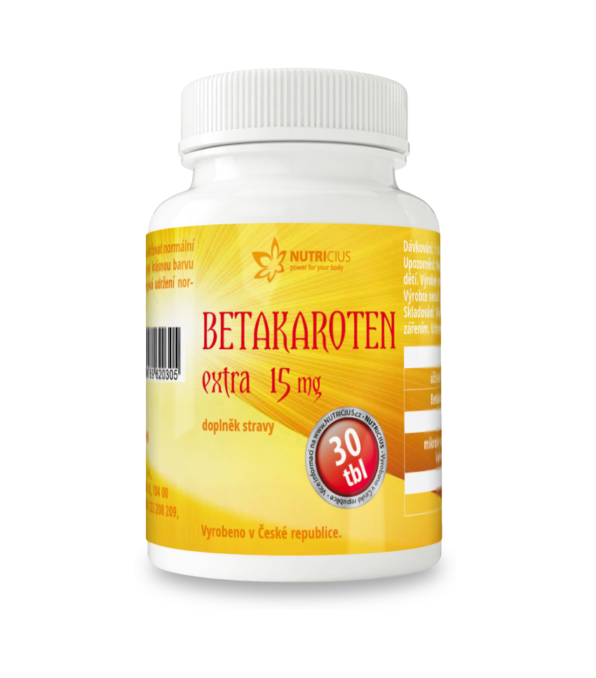 Levně Betakaroten EXTRA 15mg tbl.30