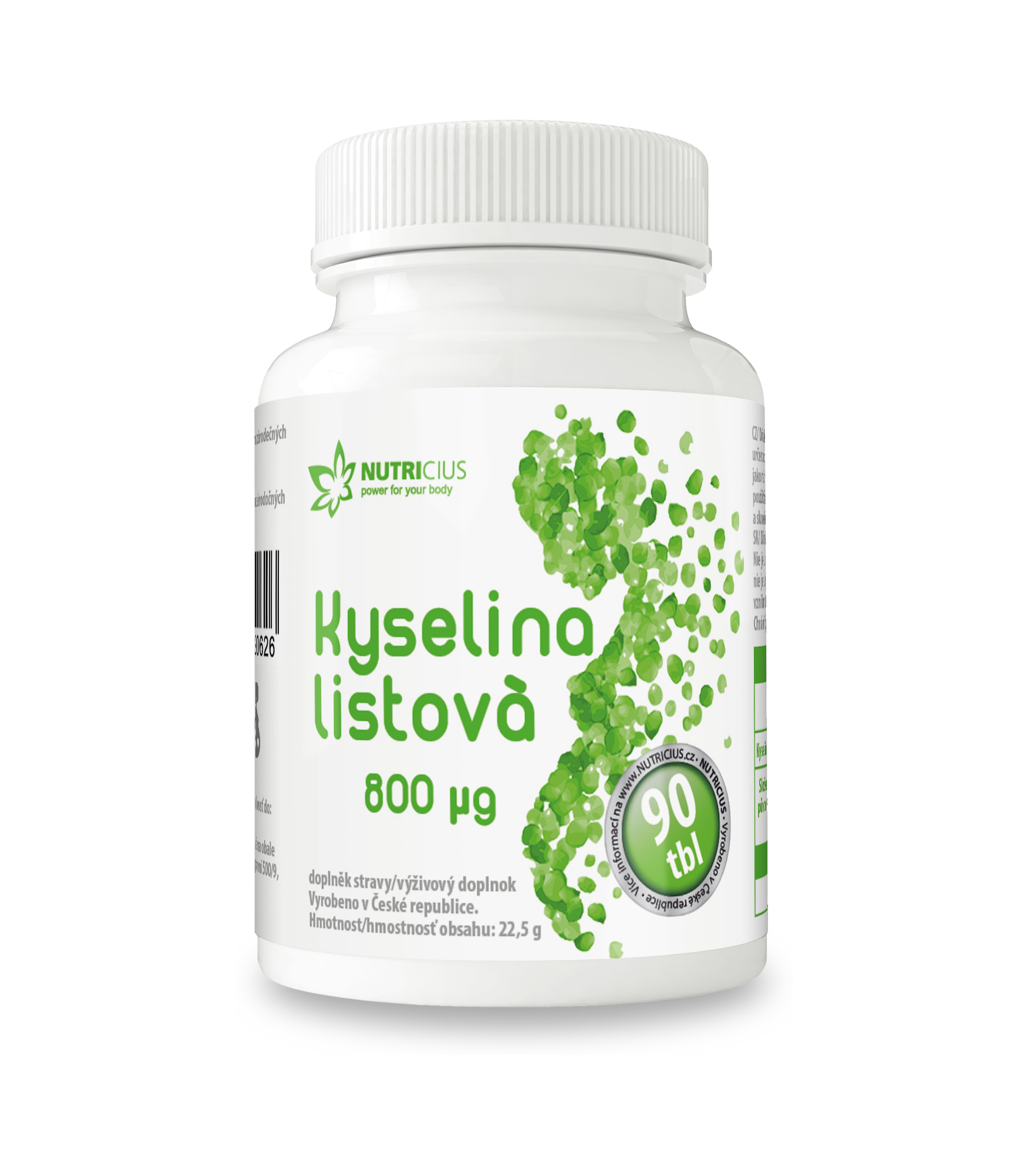 Levně Kyselina listová 800mcg tbl.90