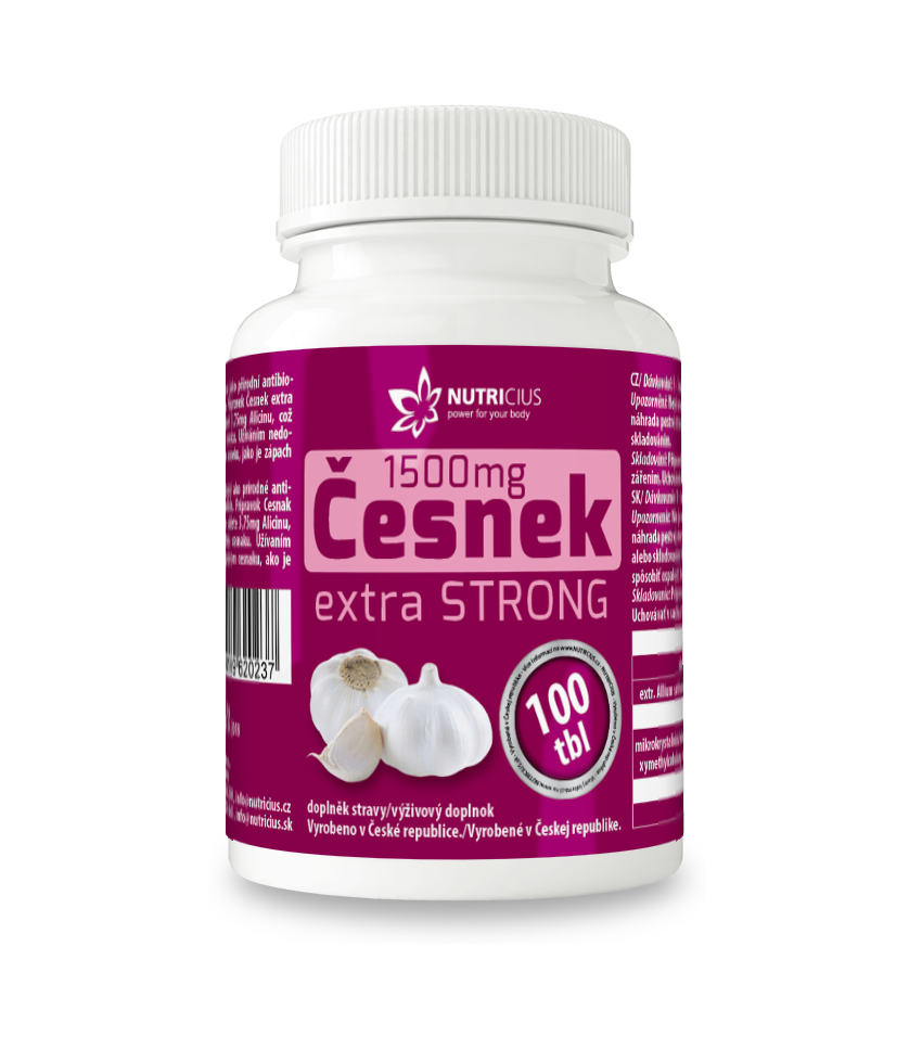 Levně Česnek extra strong 1500mg tbl.100