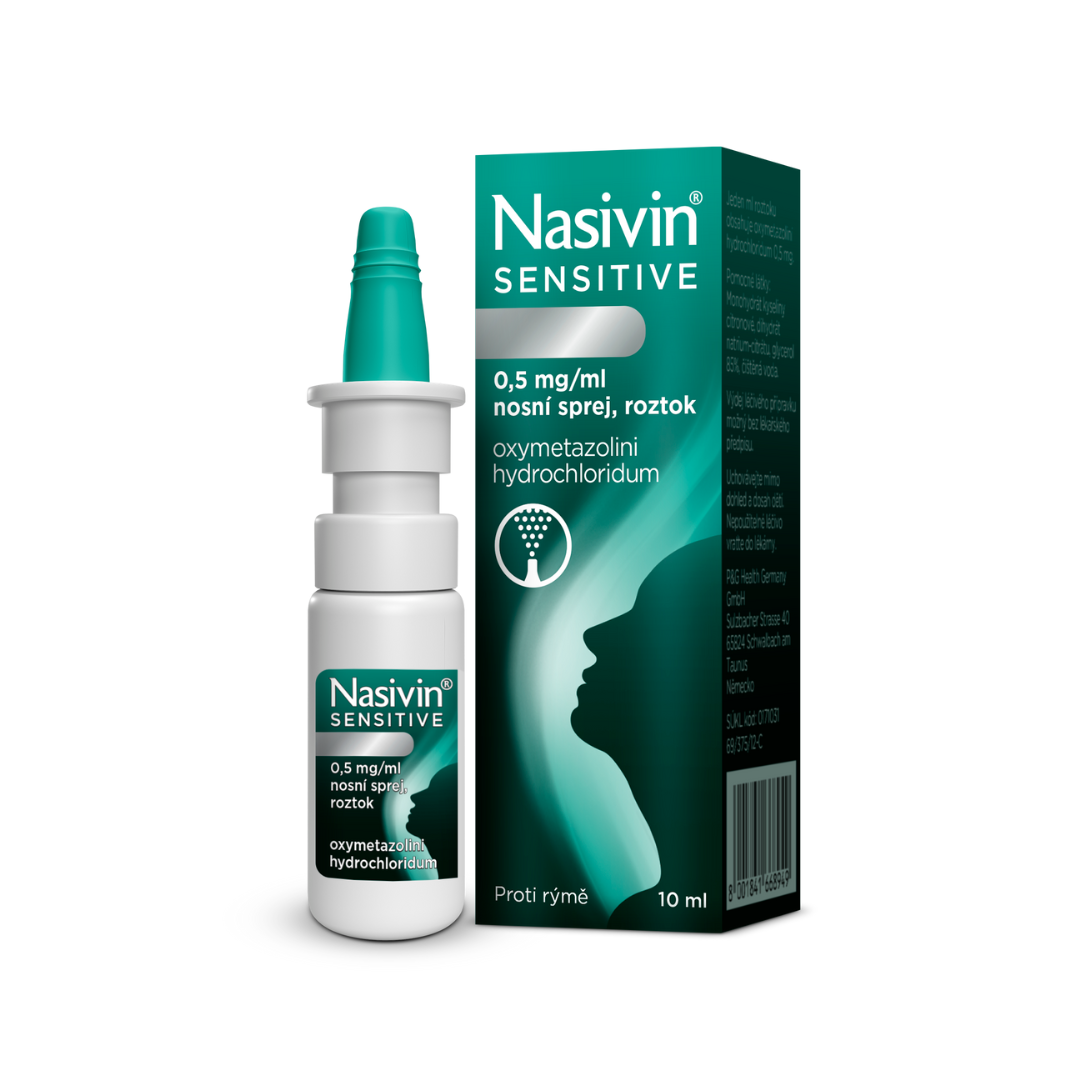 Levně Nasivin Sensitive 0.5mg/ml nas.spr.sol. 10ml