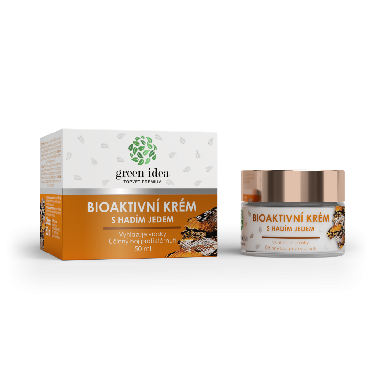 Levně Green idea Bioaktivní krém s hadím jedem 50ml