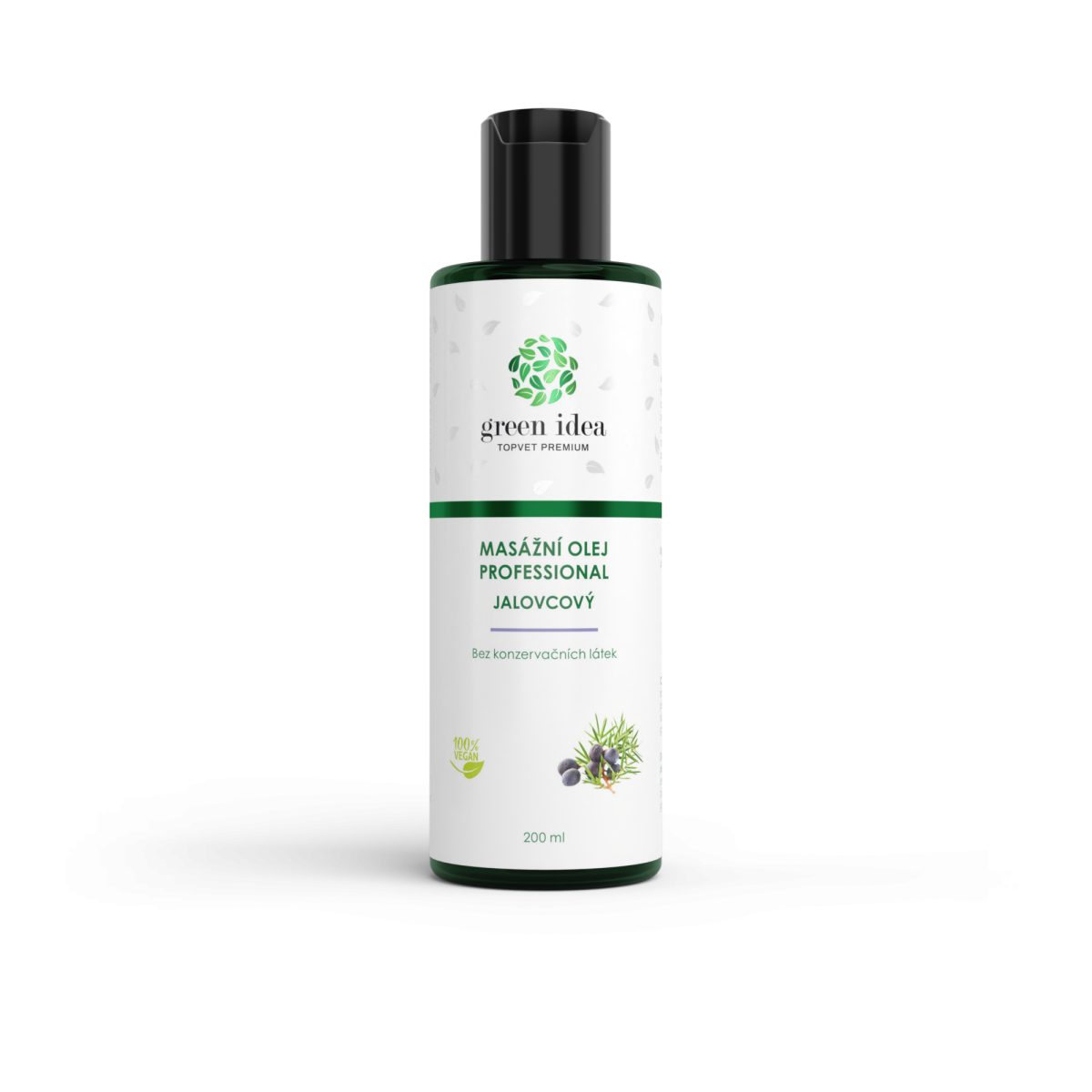 Levně Green Idea Jalovcový masážní olej 200ml