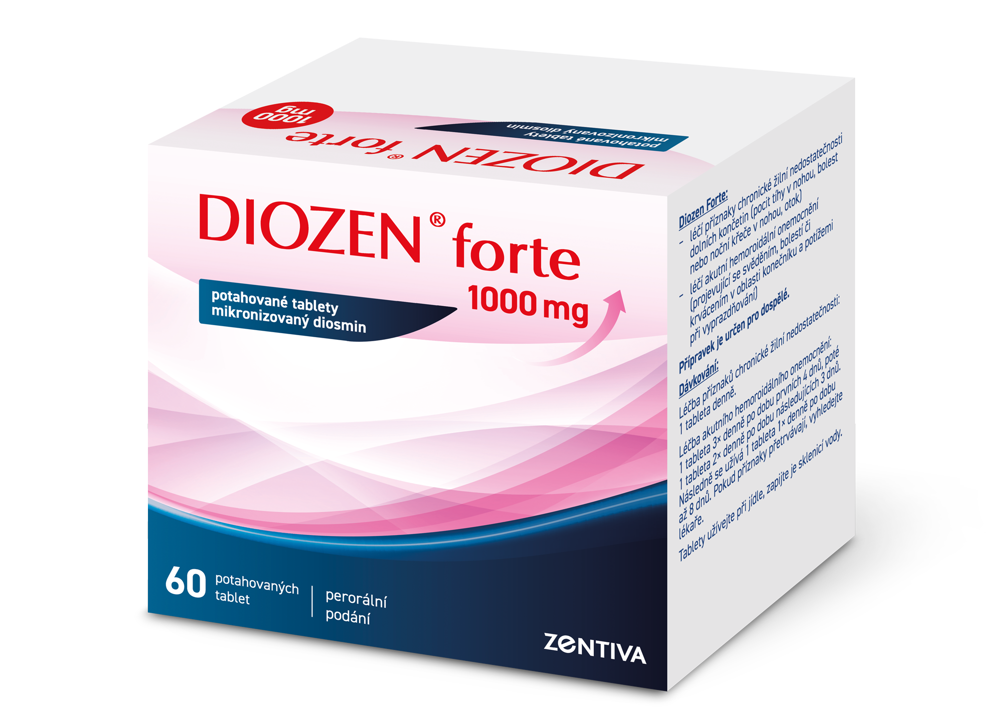 Levně Diozen Forte 1000mg, 60 potahovaných tablet