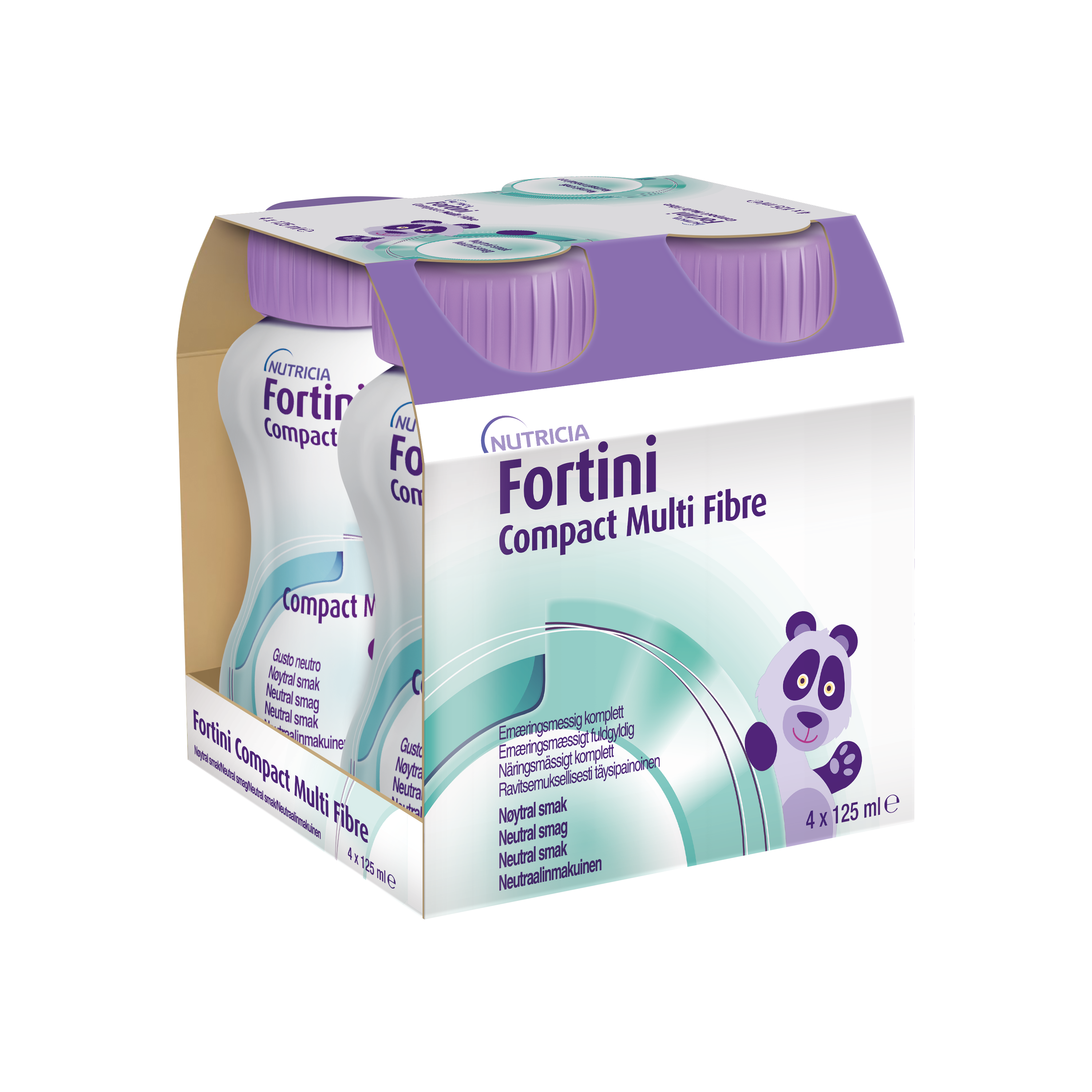 Levně Fortini Compact MF neutral por.sol.4x125ml
