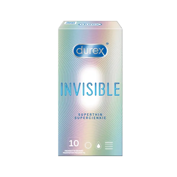 Levně DUREX Invisible prezervativ 10ks