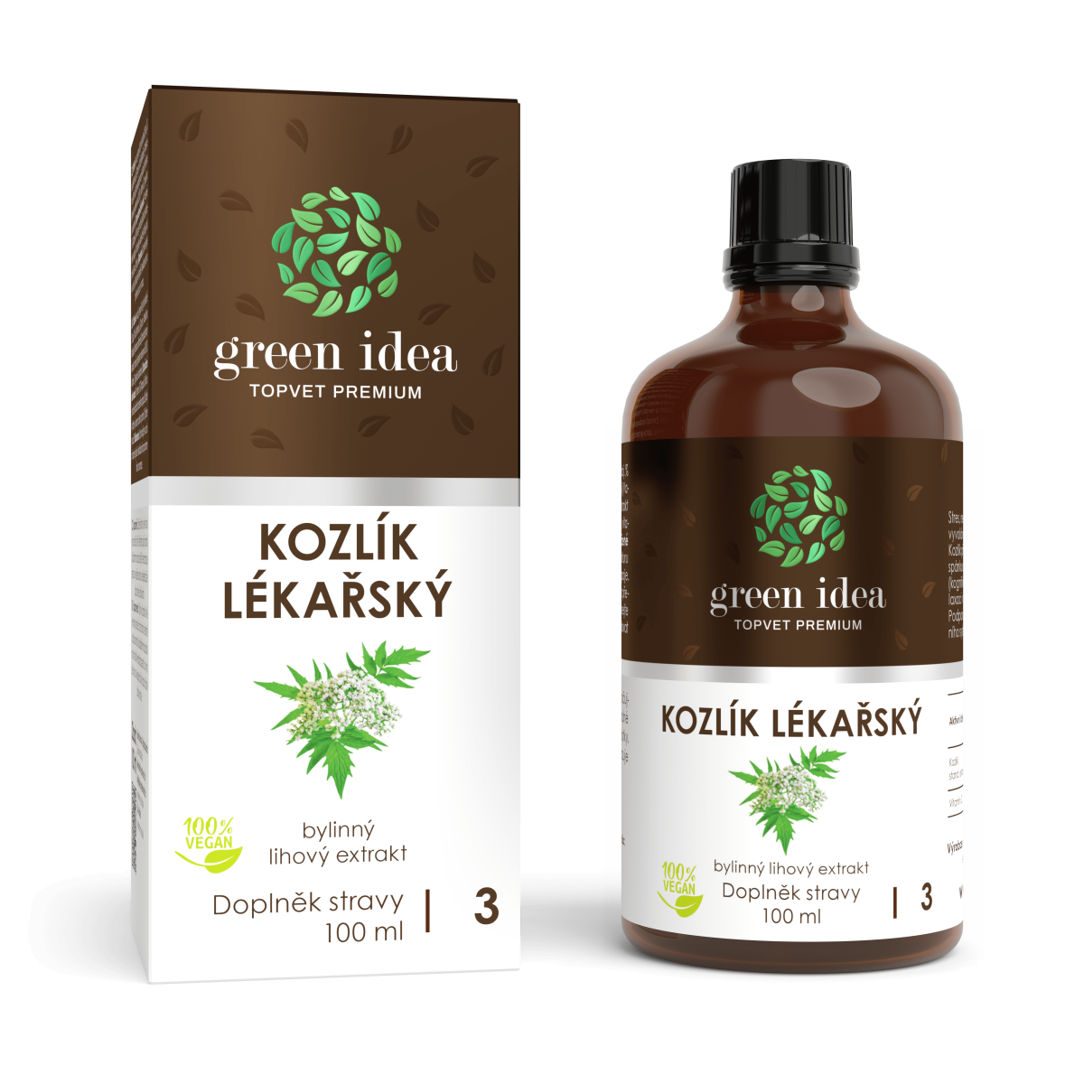 Levně Green Idea Kozlík lékařský extrakt 100ml