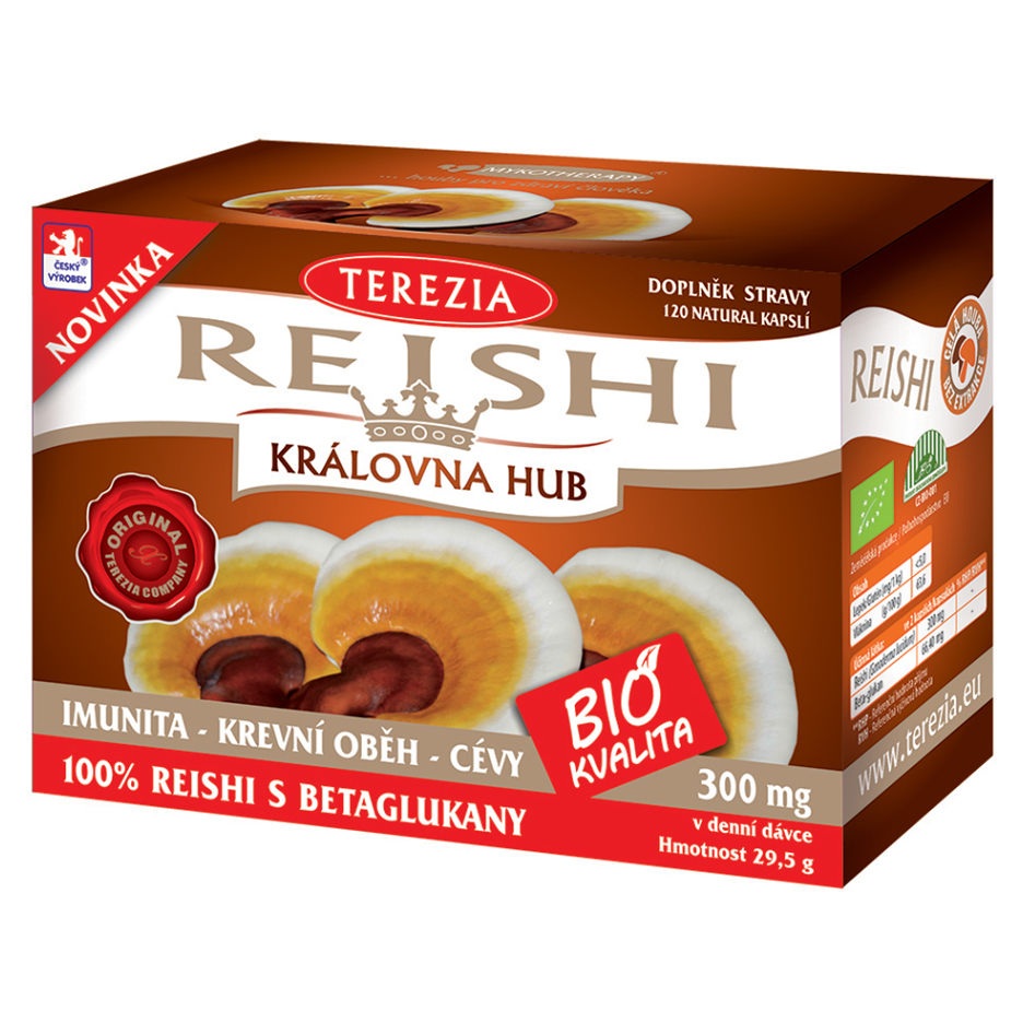 Levně TEREZIA Reishi BIO cps.120