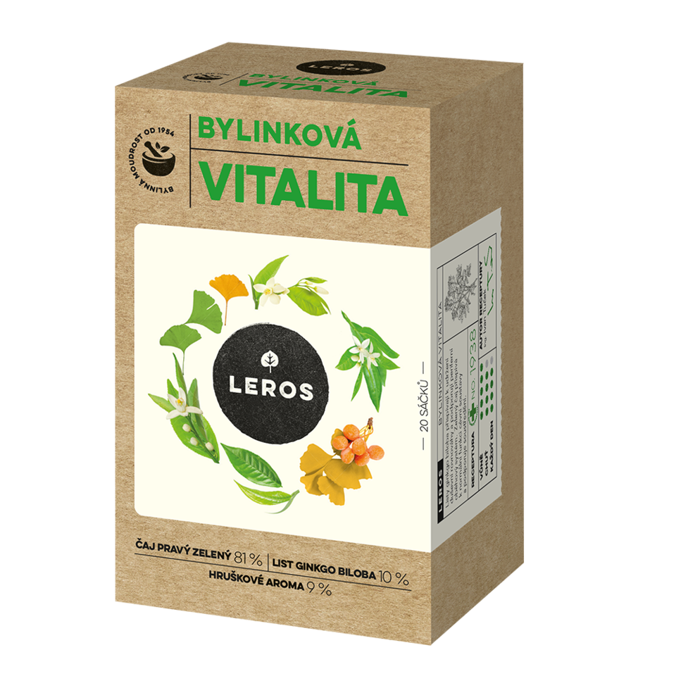 Levně LEROS bylinková vitalita 20x2g