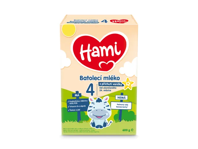 Levně Hami 4 s příchutí vanilky 600g