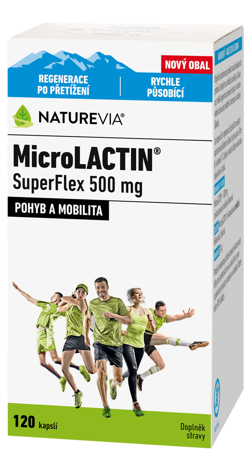 Levně NatureVia MicroLACTIN SuperFlex 500mg cps.120