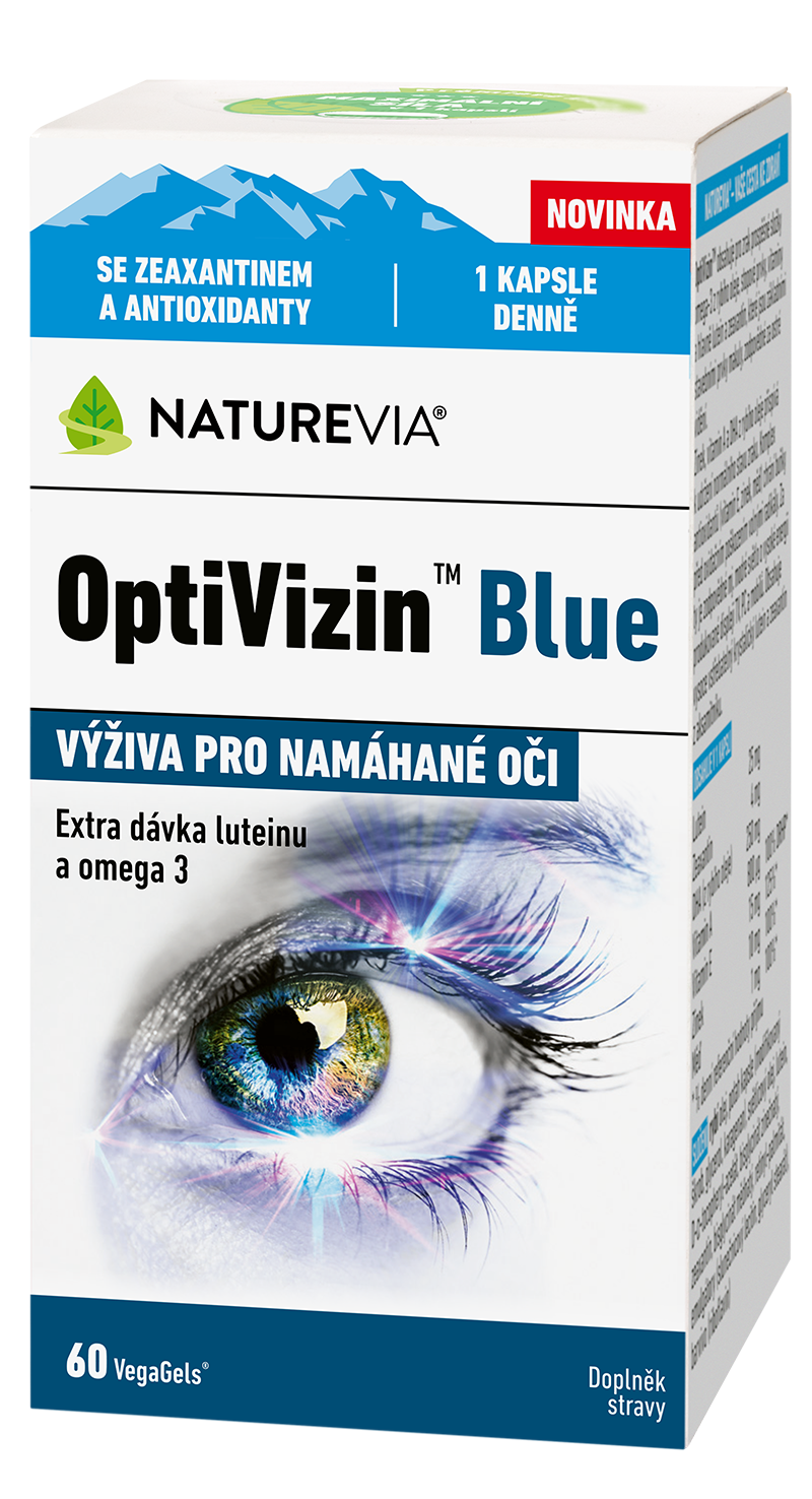 Levně NatureVia OptiVizin Blue cps.60