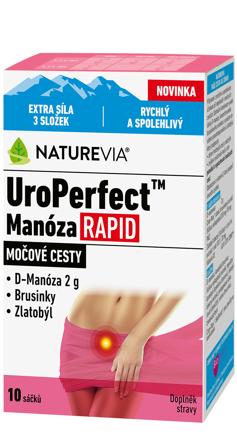 Levně NatureVia UroPerfect Manóza Rapid 10 sáčků