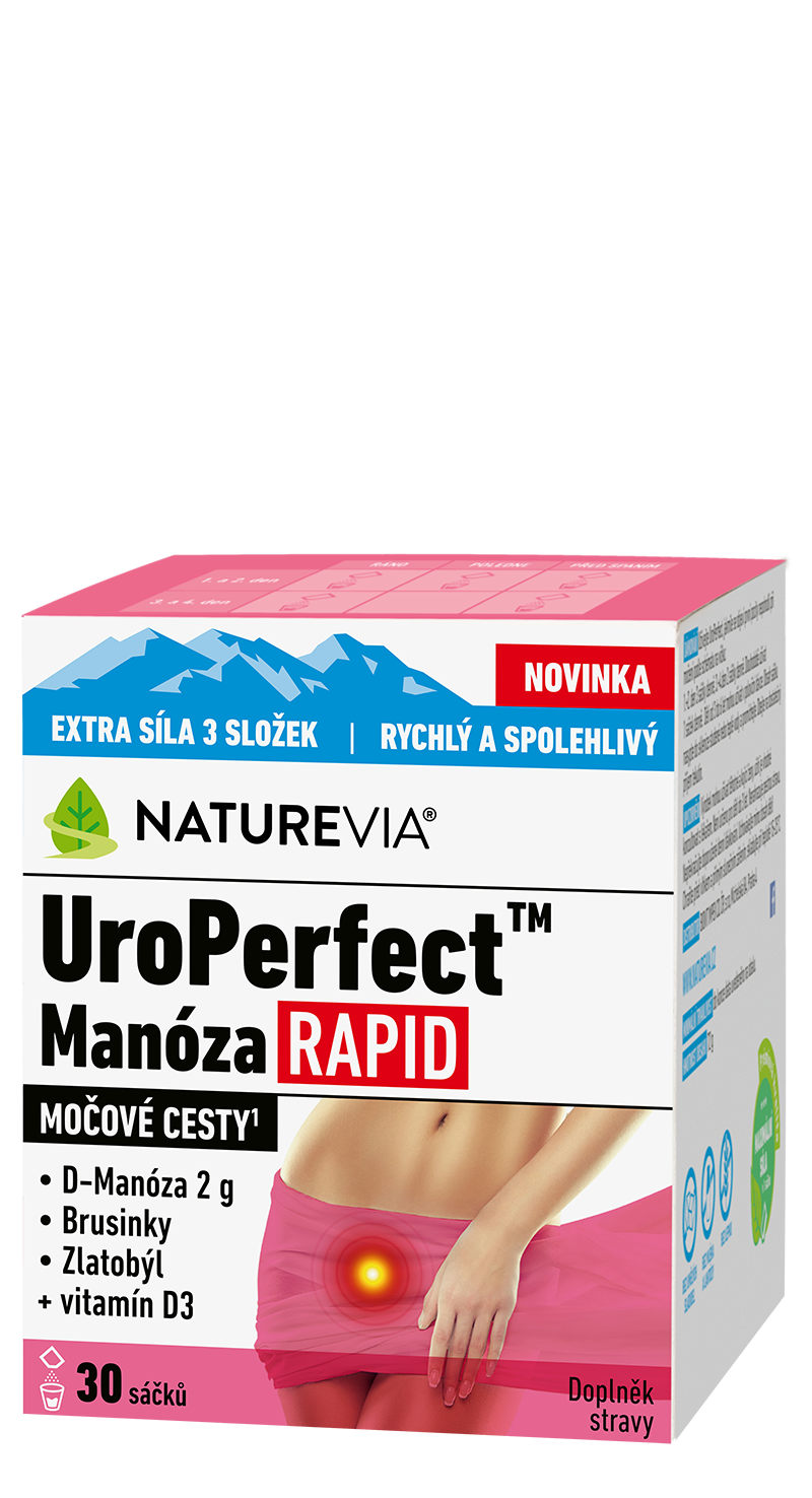 Levně NatureVia UroPerfect Manóza Rapid 30 sáčků