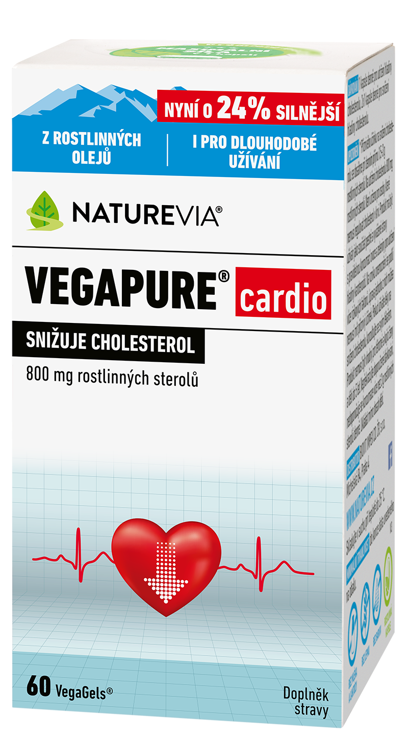 Levně NatureVia Vegapure cardio 800 mg cps.60