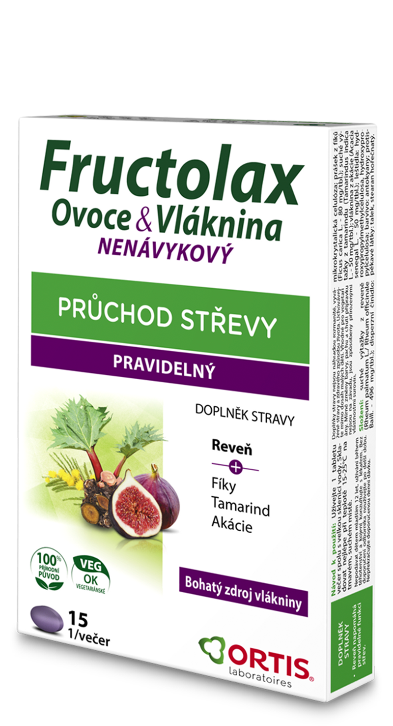 Levně Fructolax Ovoce&Vláknina TABLETY tbl.15