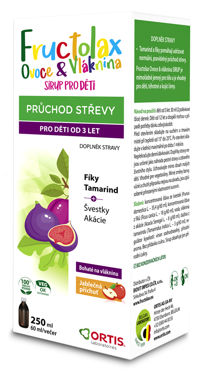 Levně Fructolax Ovoce&Vláknina SIRUP 250ml