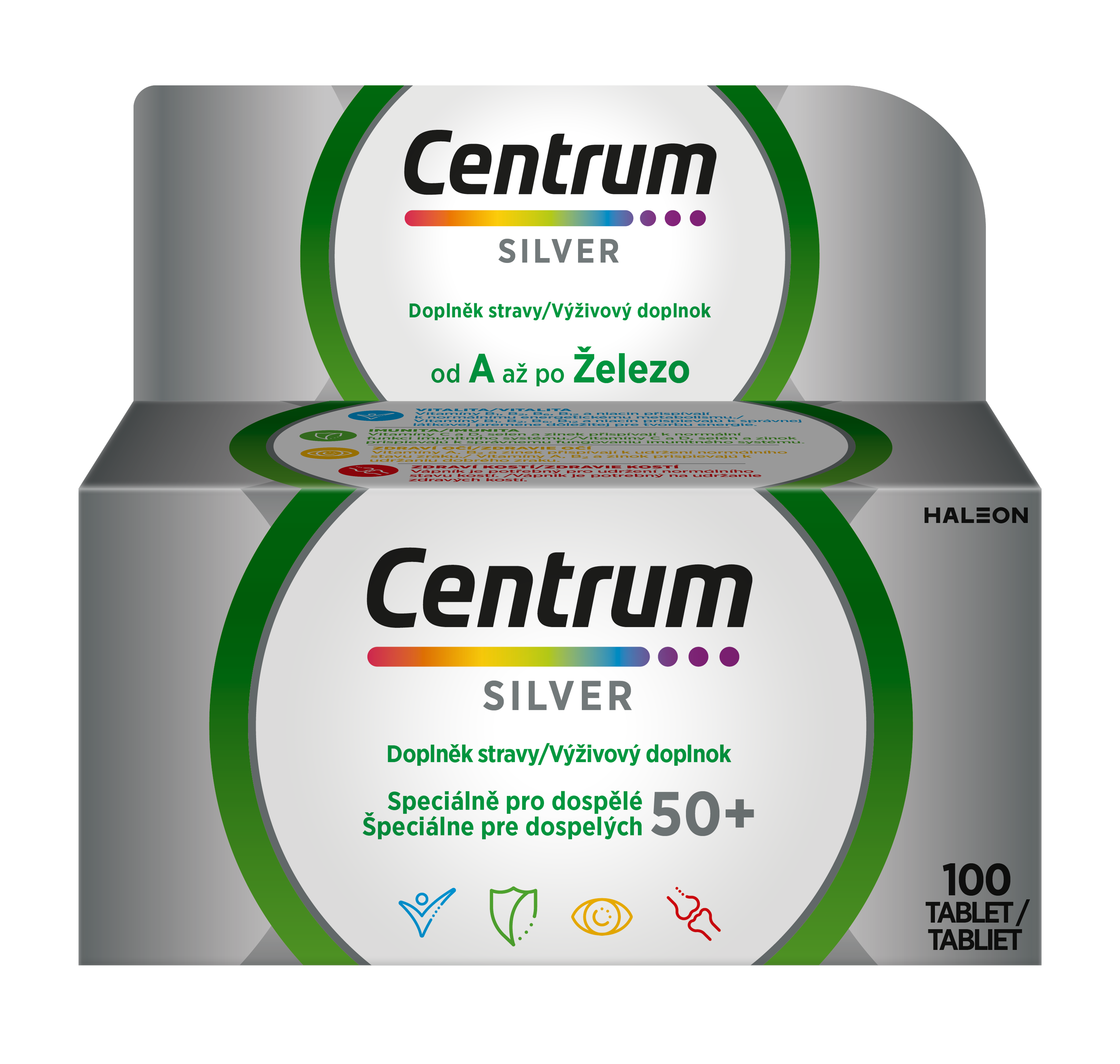 Levně Centrum AZ Silver 100 tablet