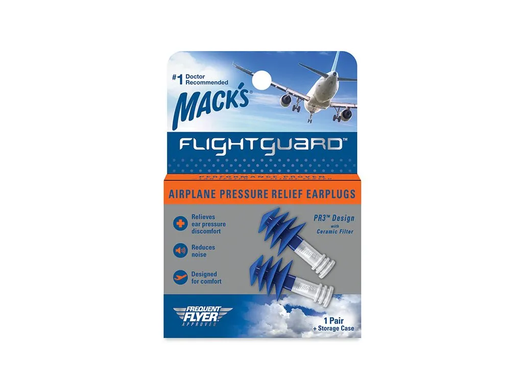 Levně Macks Flightguard špunty do uší 1 pár