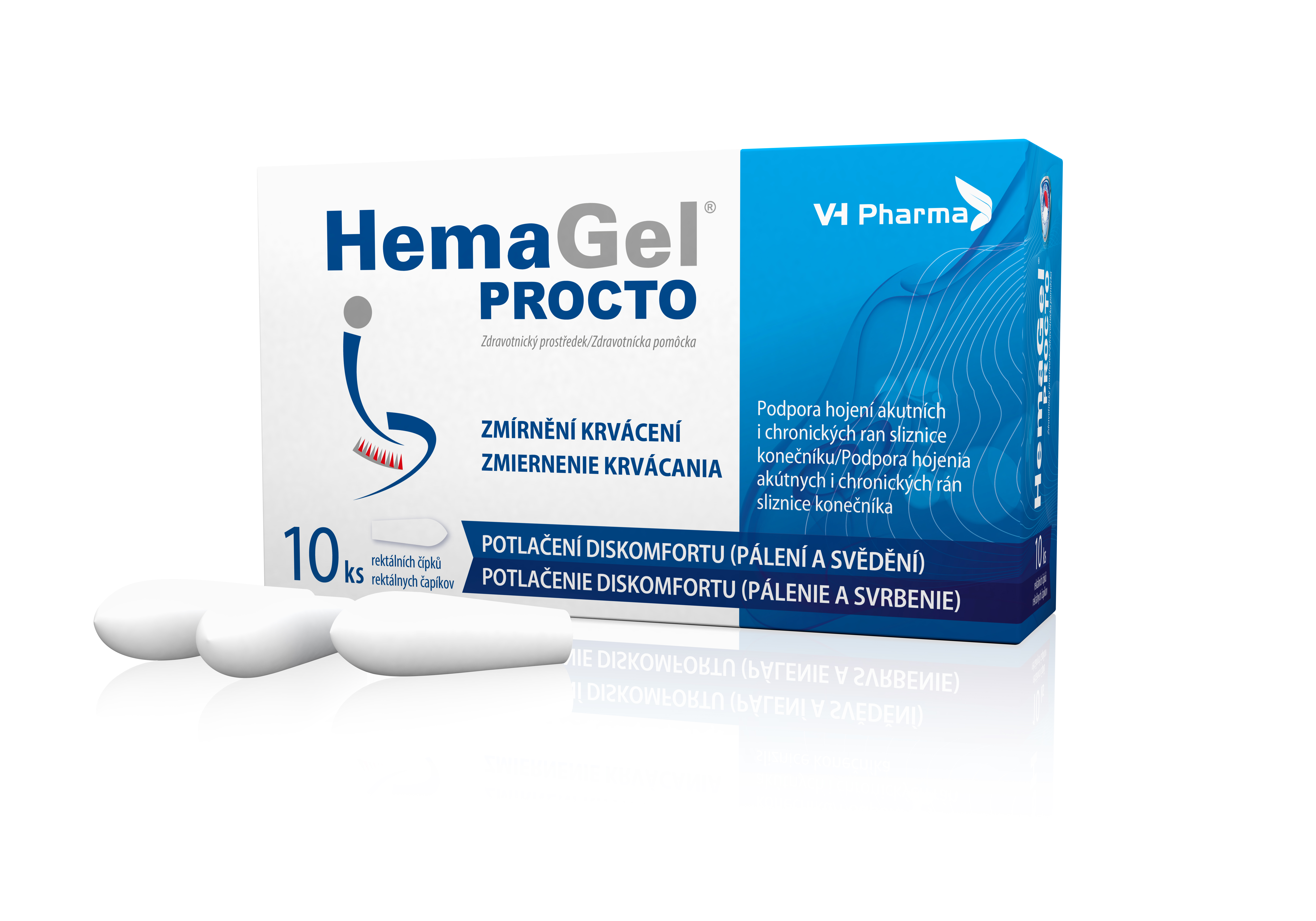 Levně HemaGel PROCTO čípky 10ks