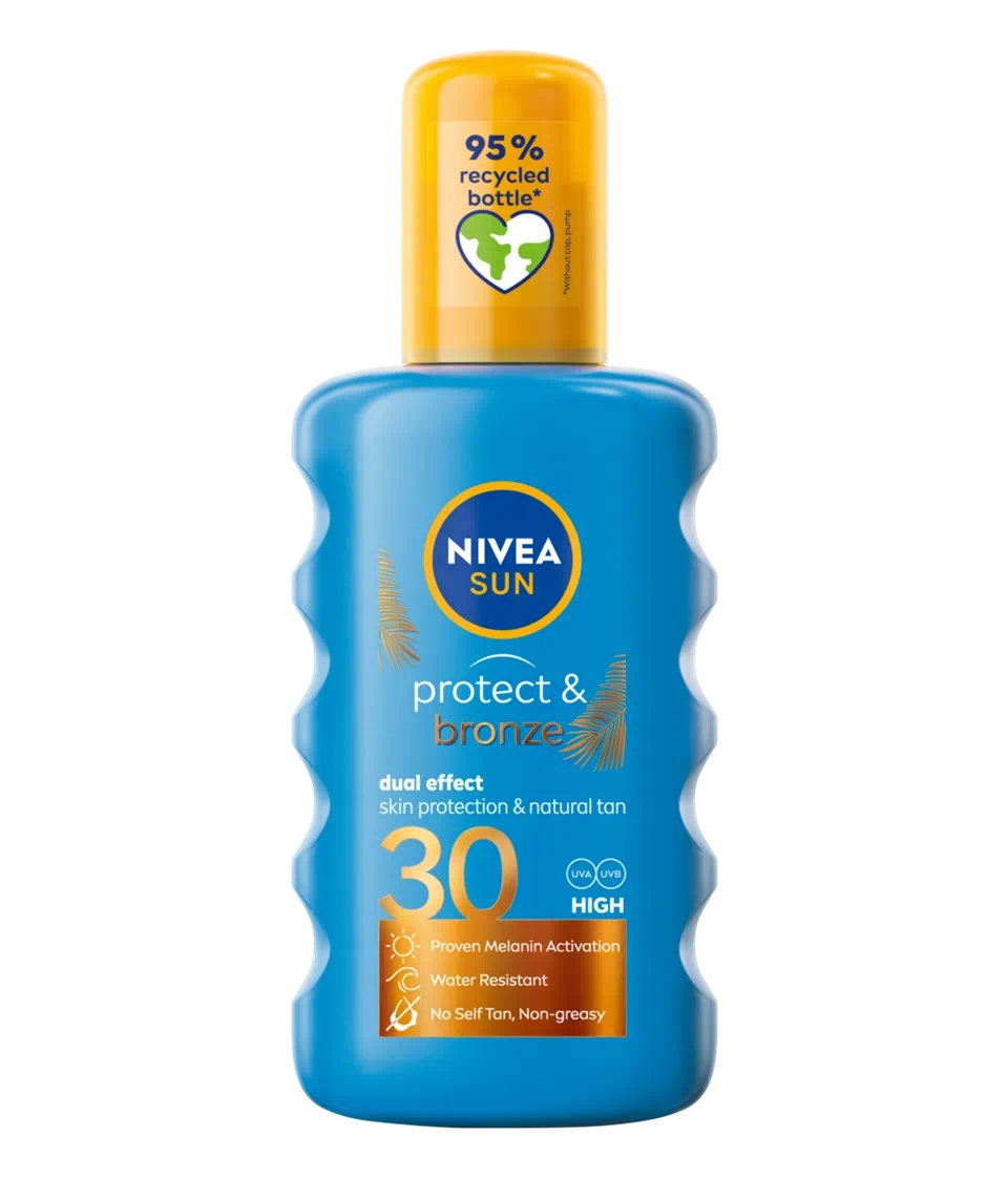 Levně NIVEA SUN Sprej na opalování Protect & Bronze SPF 30 200ml