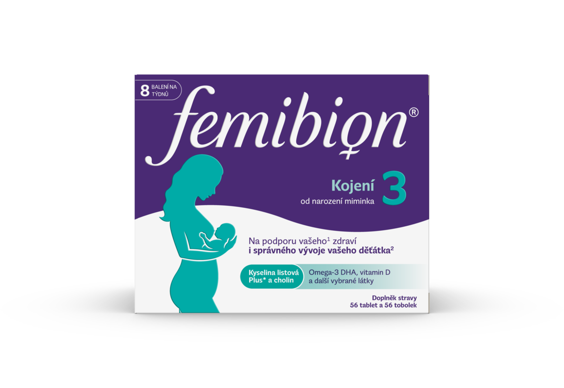Levně Femibion 3 Kojení 56 tablet + 56 tobolek
