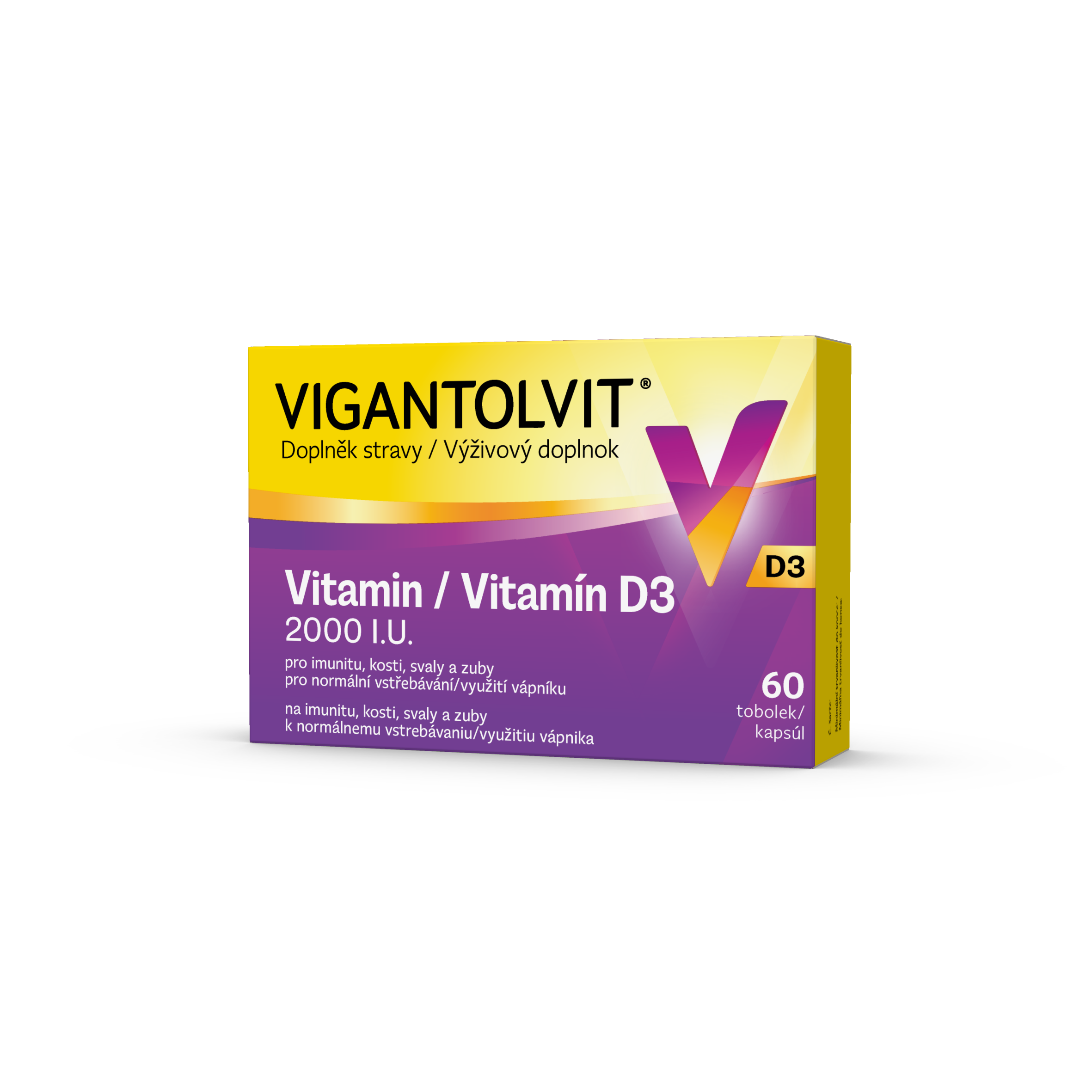 Levně Vigantolvit D3 2000 I.U. 60 tobolek