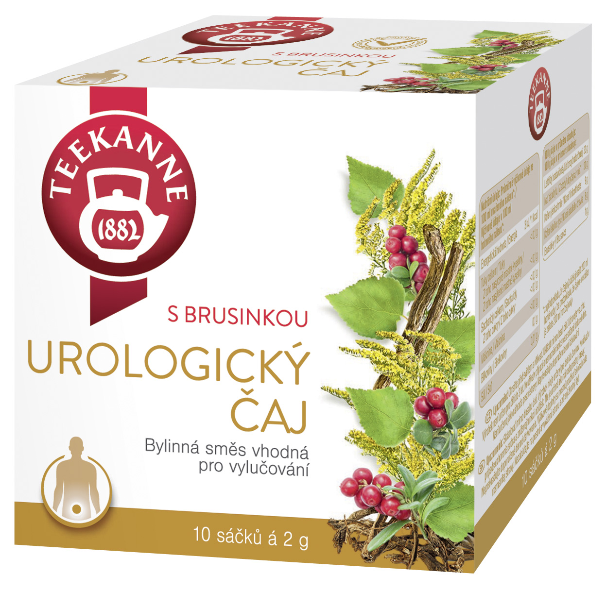 Levně TEEKANNE Urologický čaj s brusinkou n.s.10x2g