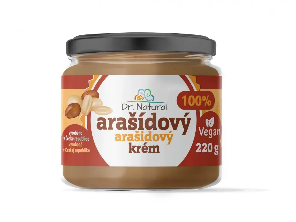 Levně Dr.Natural Arašídový krém 100% 220g