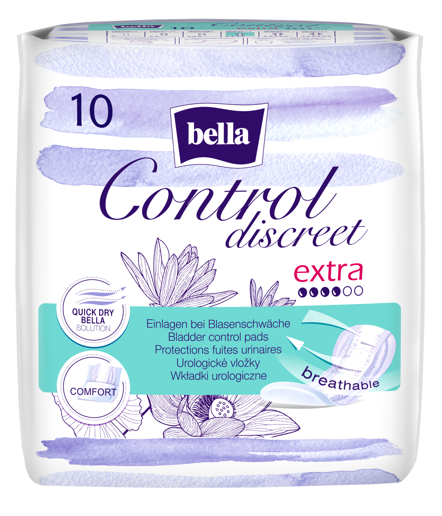 Levně Bella Control discreet extra urologic.vložky 10ks