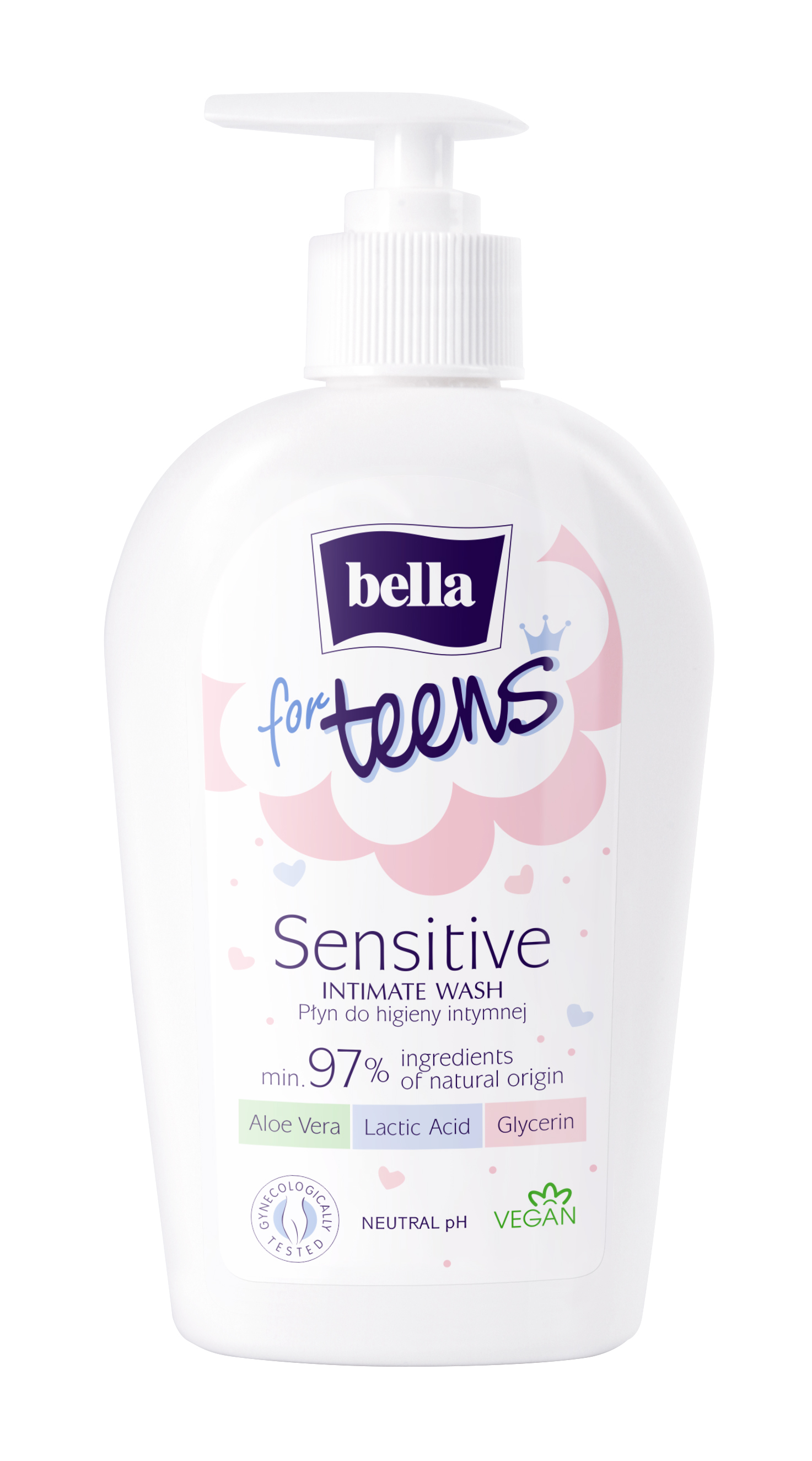 Levně Bella For Teens Sensitive intimní gel 300ml