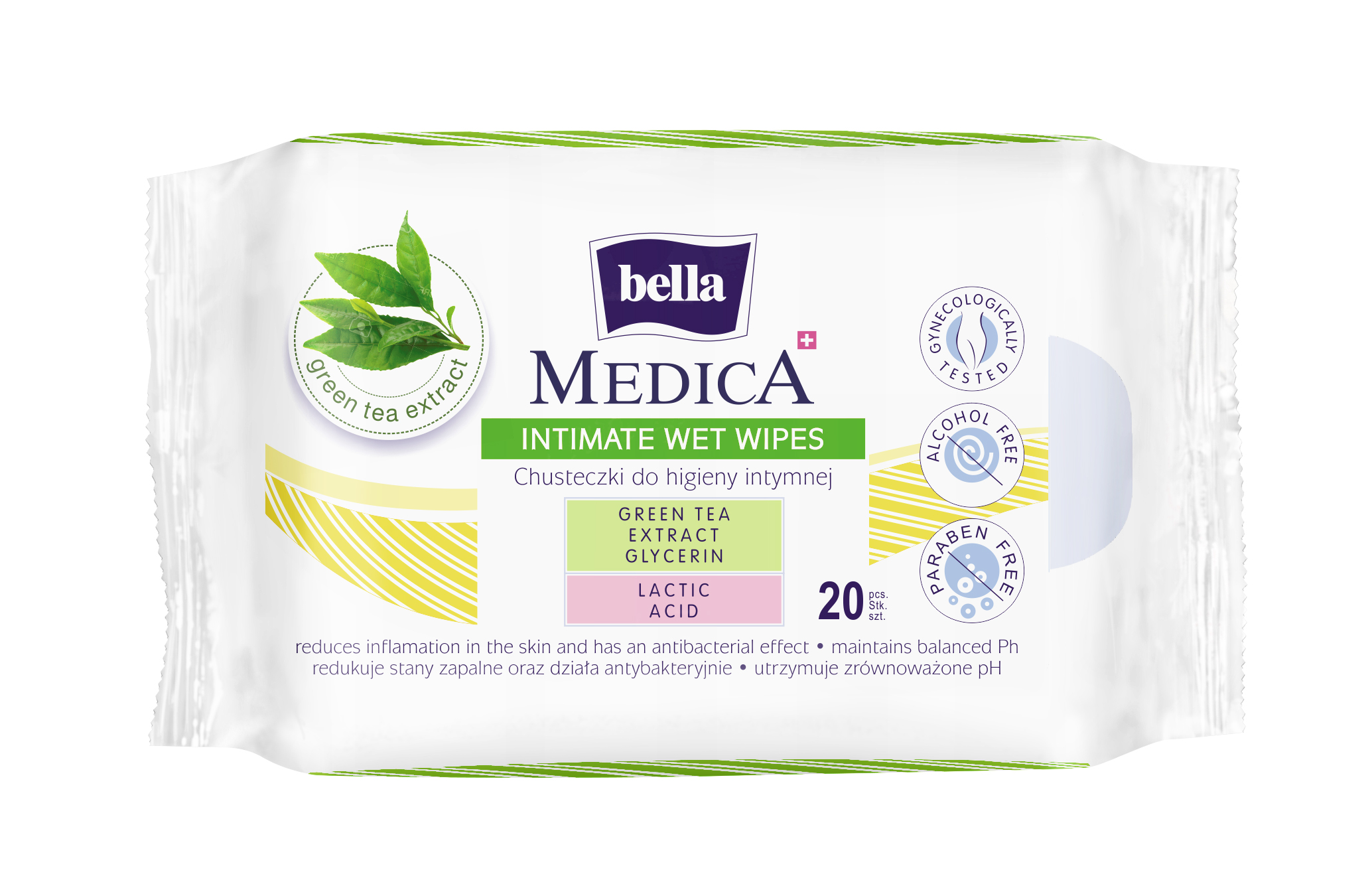 Levně Bella Medica intimní vlhčené ubrousky 20ks