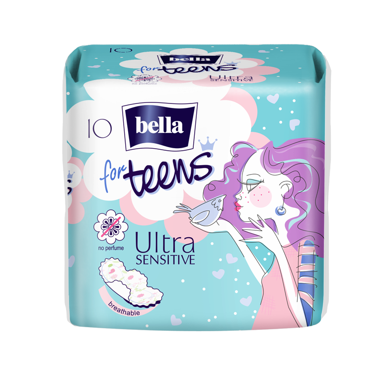 Levně Bella For Teens Sensitive hygienické vložky 10ks