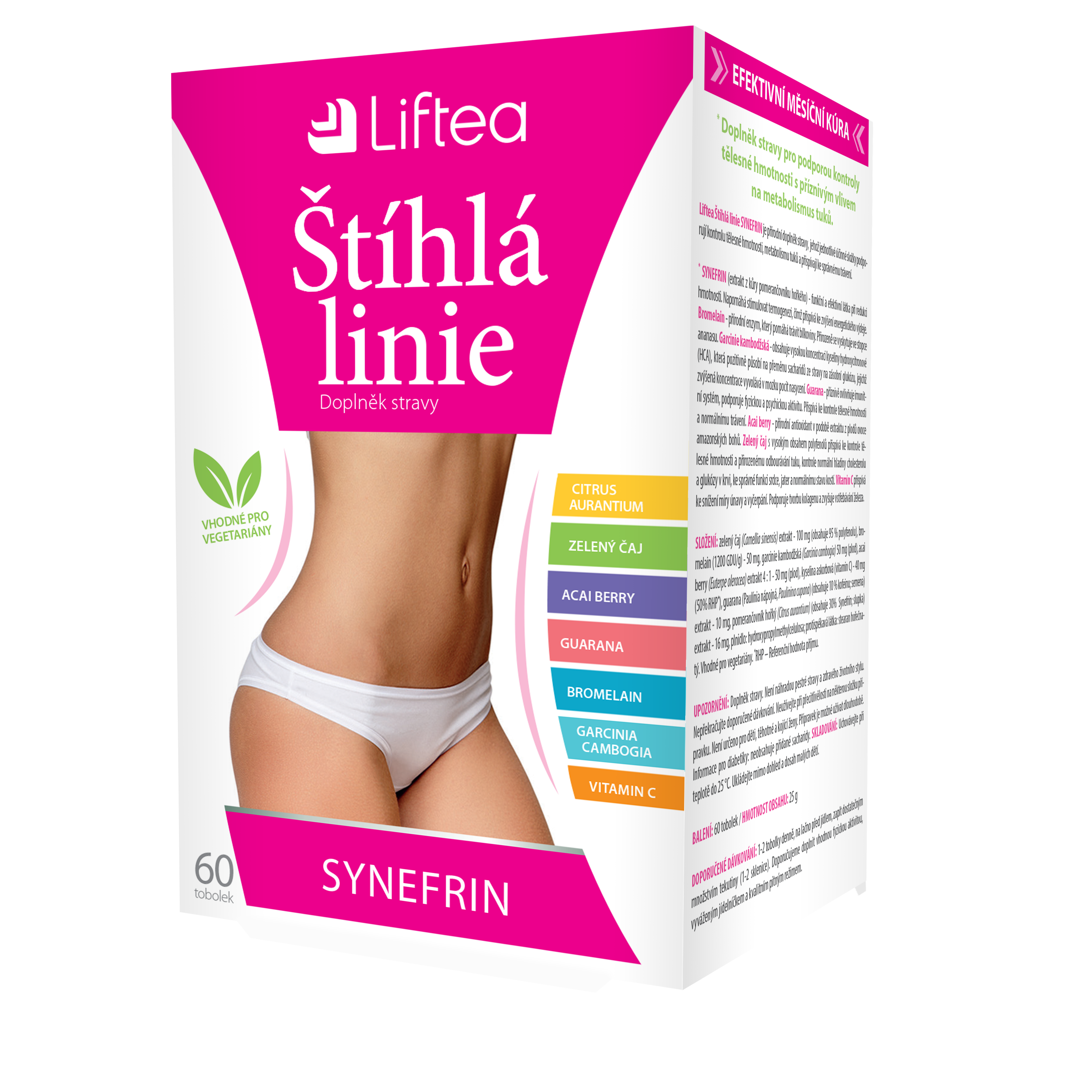 Levně LIFTEA Štíhlá linie Synefrin+ tob.60