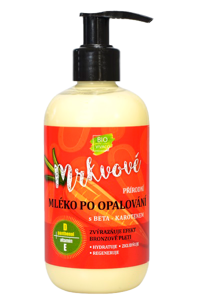 Levně VIVACO mrkvové mléko po opalování 250ml